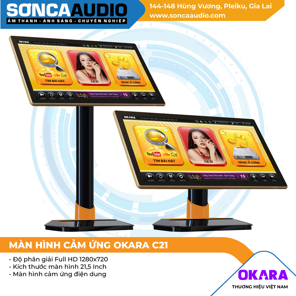 Màn hình cảm ứng Okara C21
