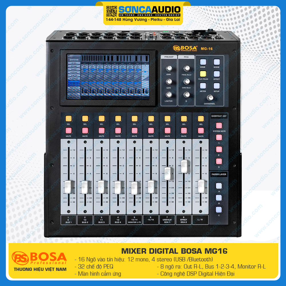 Mixer Digital Bosa MG16
