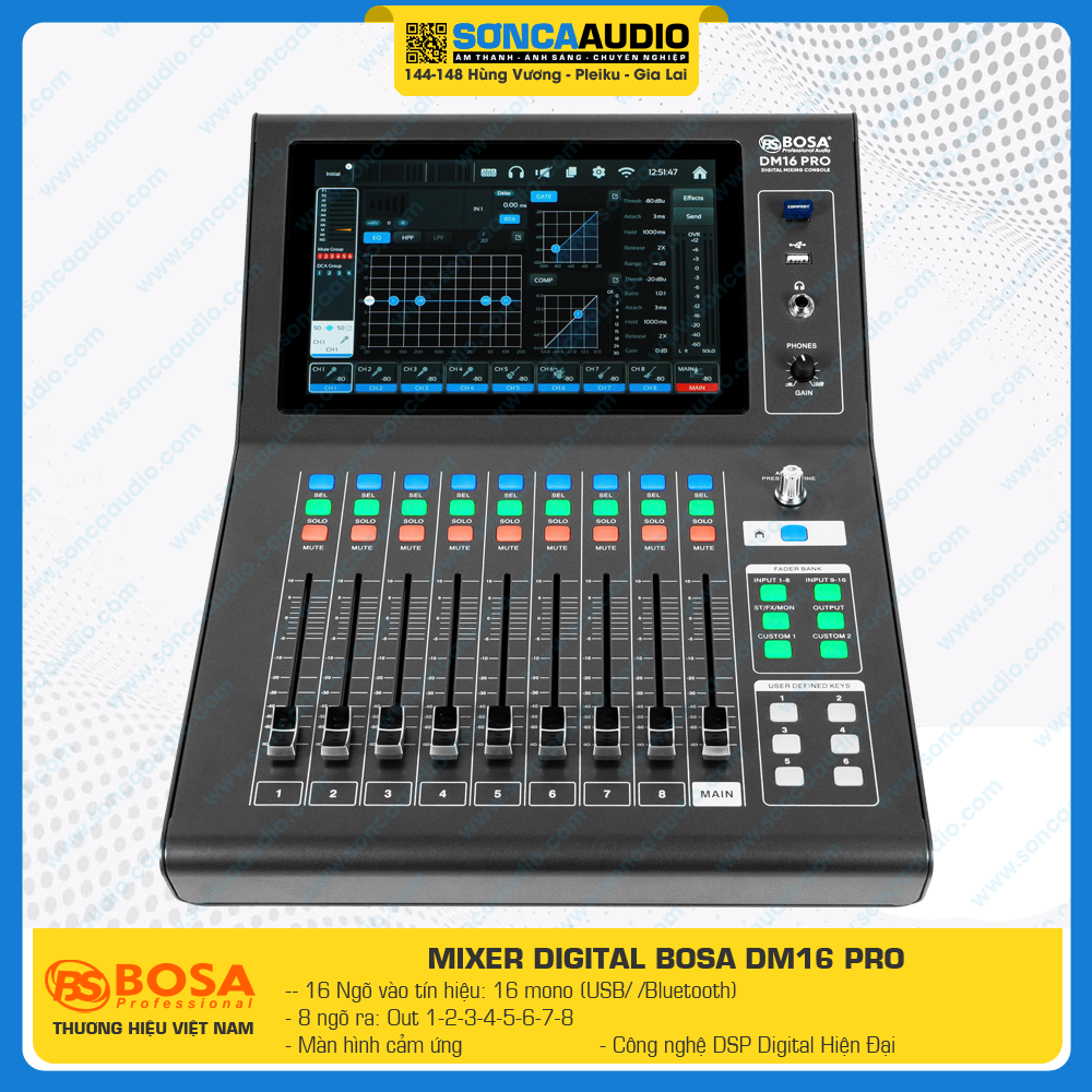 Mixer Digital Bosa DM16PRO