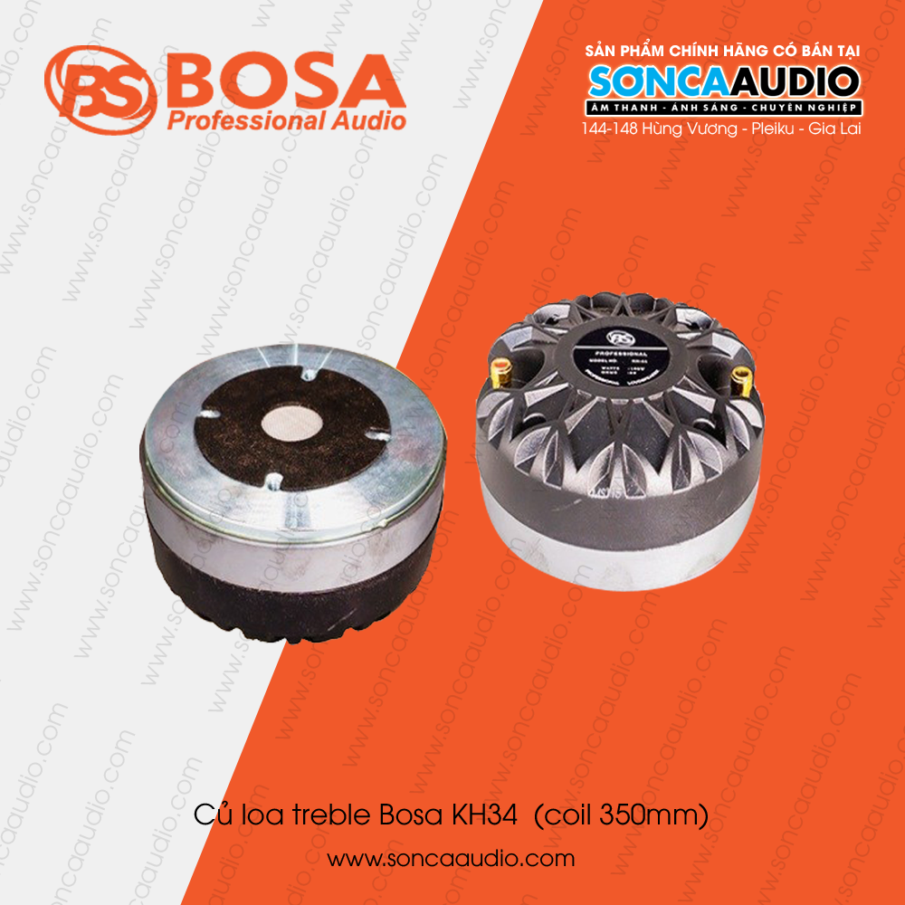 Củ Treble Bosa KH34 -coil 350mm