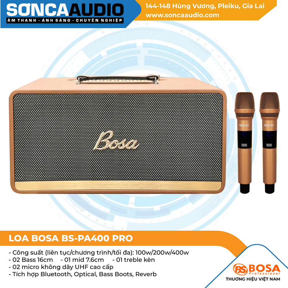 Loa Bosa BS PA400 Pro